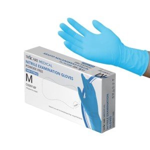 TRICARE Nitrile Exam Gloves, Latex-Free, 100 Count