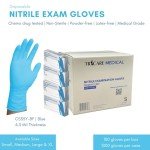 TRICARE Nitrile Exam Gloves, Latex-Free, 100 Count