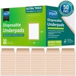Inspire Ultra Absorbent Disposable Bed Pads - 50 Count