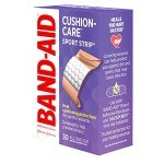 Extra Wide Sport Strip Band-Aids, 30 Count