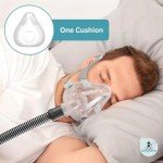 Replacement Cushion Compatible with F20 (Medium) AirFit AirTouch CPAP Mask, Premium and Snug Fit, Soft and Durable Material, Covers Nose and Mouth (Medium)