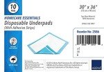 Abena Essentials Disposable Underpads with Adhesive Strips