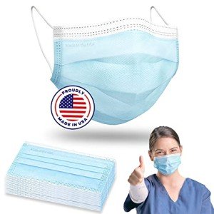 ASTM Level 3 Disposable 3-Ply Face Masks, 50pcs