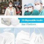 SkyPro 50PCS Medical-Grade Disposable 3-Ply Masks