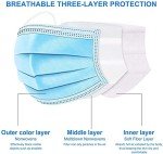 ASTM Level 3 Disposable 3-Ply Face Masks, 50pcs