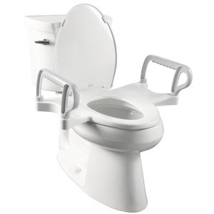 Bemis Toilet Seat with Support Handles - Fits All