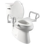 Bemis Toilet Seat with Support Handles - Fits All