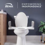 Bemis Toilet Seat with Support Handles - Fits All