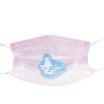 100 Pink Disposable 3-Ply Earloop Face Masks
