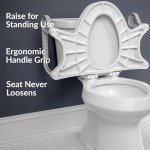 Bemis Toilet Seat with Support Handles - Fits All