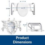 Bemis Toilet Seat with Support Handles - Fits All