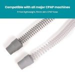 15mm Slim CPAP Hose - 6 Feet, Lightweight