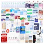 5-Shelf OSHA Compliant First Aid Kit, Wall Mount