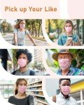Disposable 100-Pack Pink Face Masks for Adults