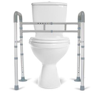 Adjustable Toilet Safety Rails for Seniors
