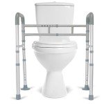 Adjustable Toilet Safety Rails for Seniors