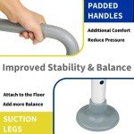Adjustable Toilet Safety Rails for Seniors
