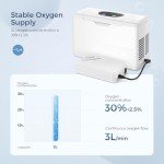 Portable 3L Oxygen Concentrator for Home & Travel