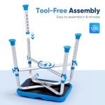 Padded Adjustable Shower Chair for Seniors 500lbs