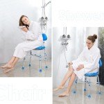 Padded Adjustable Shower Chair for Seniors 500lbs