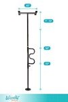 Stander Wonder Pole for Bathroom Safety and Support