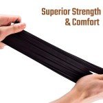 Large Disposable Black Nitrile Gloves - 100 Count