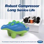 Nebulizer Machine for Kids and Adults, Kids Nebulizer Machine for Home Use, Dinosaur-Shaped Pediatric Nebulizer (Fantasy Zoo Series), Cartoon-Inspired Design