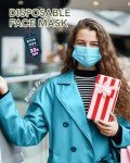 Brightly Colored Disposable Face Masks - 100 Pack