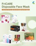 Brightly Colored Disposable Face Masks - 100 Pack