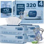 CPAP Mask Cleaning Wipes - 320 Count + 8 Travel Wipes