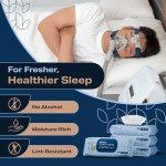 CPAP Mask Cleaning Wipes - 320 Count + 8 Travel Wipes