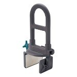 Medline Deluxe Plastic Tub Grab Bar - 250lb Capacity