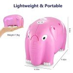Home Use Machine for Kids & Adults with Full Accessories, Cute Elephant Design, Pink