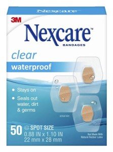 Nexcare Waterproof Clear Bandages - 50 Count Pack