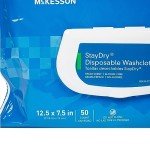 McKesson StayDry Disposable Washcloths, 12 Pack