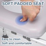 Raised Toilet Seat with Handles for Seniors