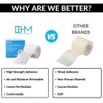 Microporous Medical Tape, 10 Yards - Pack of 6