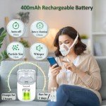 ZSTORE Ultrasonic Nebulizer, Nebulizer Machine for Adults, Portable Nebulizer for Kids, Rechargeable Handsfree Nebulizer, Mini Nebulizer for Breathing Problem at Home