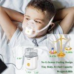 ZSTORE Ultrasonic Nebulizer, Nebulizer Machine for Adults, Portable Nebulizer for Kids, Rechargeable Handsfree Nebulizer, Mini Nebulizer for Breathing Problem at Home