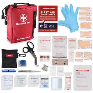 Surviveware 98-Piece Premium Survival First Aid Kit