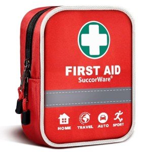 130-Piece First Aid Kit for Home and Travel