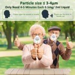 ZSTORE Ultrasonic Nebulizer, Nebulizer Machine for Adults, Portable Nebulizer for Kids, Rechargeable Handsfree Nebulizer, Mini Nebulizer for Breathing Problem at Home