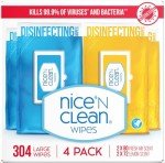 Nice 'N Clean Disinfecting Surface Wipes - 304 Count
