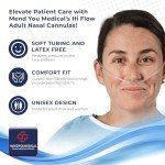 Curved Tip Nasal Cannula for Oxygen Therapy - 50 Pack