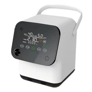 Portable Home Oxygen Generator with Adjustable Flow