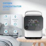 Portable Home Oxygen Generator with Adjustable Flow