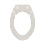 VMS Deluxe Hinged Raised Toilet Seat - 300 lbs Capacity