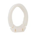 VMS Deluxe Hinged Raised Toilet Seat - 300 lbs Capacity