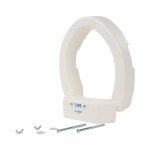 VMS Deluxe Hinged Raised Toilet Seat - 300 lbs Capacity
