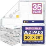 Reli. XL Disposable Bed Pads – 35 Pack
